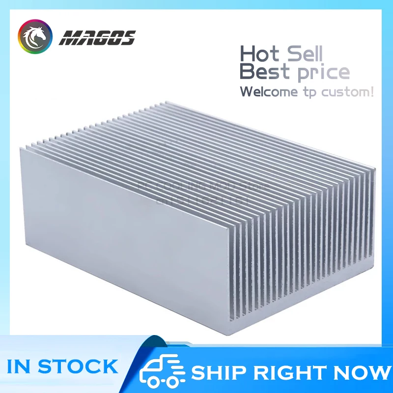 Aluminium Extrusion - หม้อน้ำอิเล็กทรอนิกส์ ฮีทซิงค์อะลูมิเนียมแบบฟันละเอียด ฮีทซิงค์แบบอัดรีด ระบบระบายความร้อนด้วยน้ำสำหรับคอมพิวเตอร์ 100/130/150/200/300x69x36MM