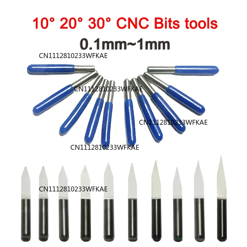 Carbide End Mill - 10CS สำหรับ PACK LY, ดอกกัดคาร์ไบด์ PCB
