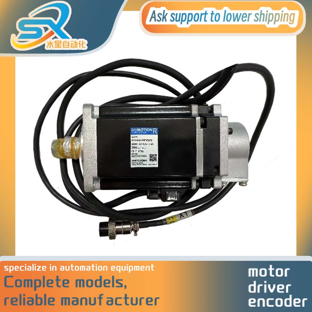 Servo Motor - มอเตอร์เซอร์โวซันโย R2AA06040FXSCE 400w สำหรับหุ่นยนต์ รับประกันหนึ่งปี/สามเดือน