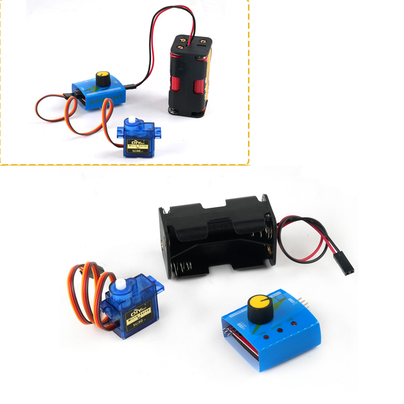 Servo 9G - เครื่องทดสอบเซอร์โวดิจิตอล 3CH สำหรับ RC ควบคุมความสม่ำเสมอ CCMP