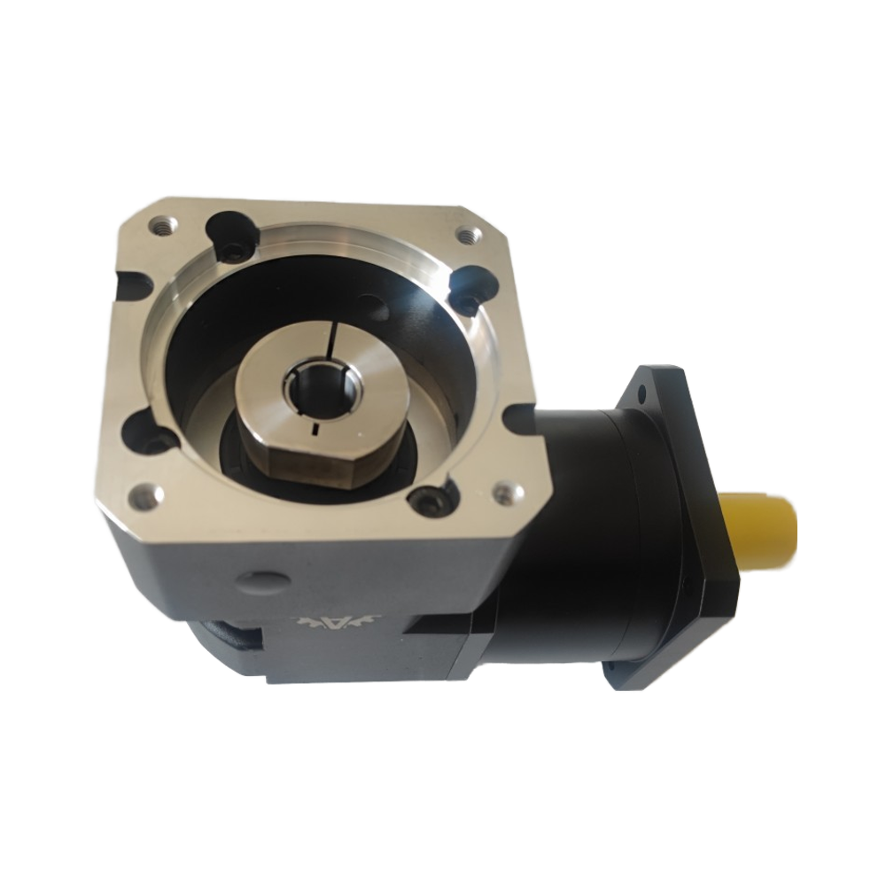 Servo Motor - ชุดเกียร์ทดรอบแบบมุมฉากรูปตัวแอลที่มีความแม่นยำสูง หน้าแปลน 130 ใช้ได้กับมอเตอร์เซอร์โว ชุดเกียร์เฟืองดอกจอกแบบดาวเคราะห์ ประสิทธิภาพ