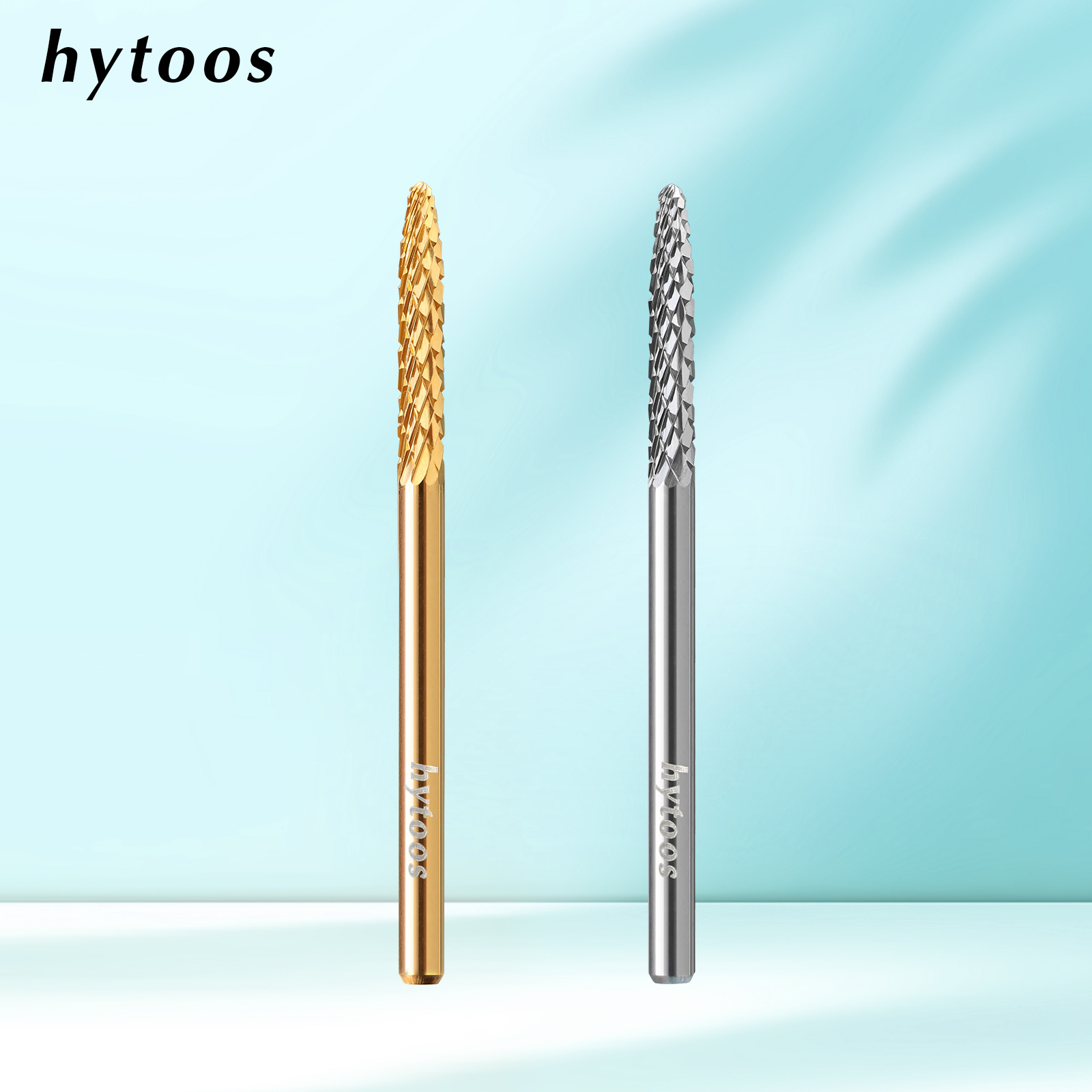 Carbide End Mill - หัวเจียรคาร์ไบด์ HYTOOS สำหรับเครื่องเจียรเล็บ ใช้สำหรับตัดแต่งเล็บ ขัดเจล ขัดสีเล็บ
