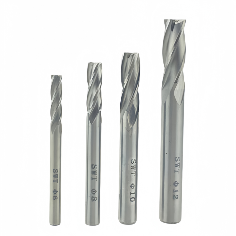 End Mill Set - ชุดดอกเอ็นมิลคาร์ไบด์ 4 ชิ้น HSS 4 ฟลุต