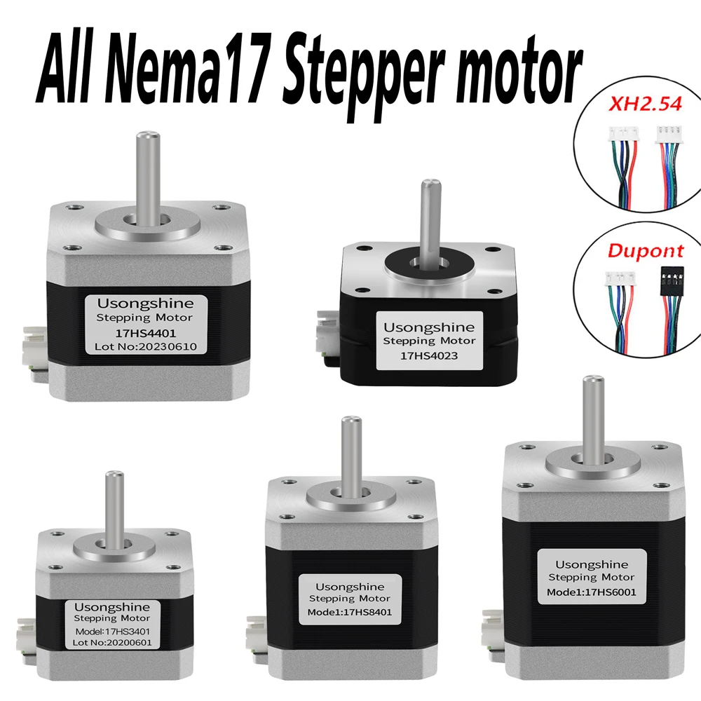 มอเตอร์สเต็ปเปอร์ Usongshine A - Stepper Motor Nema17 บทวิจารณ์และราคา