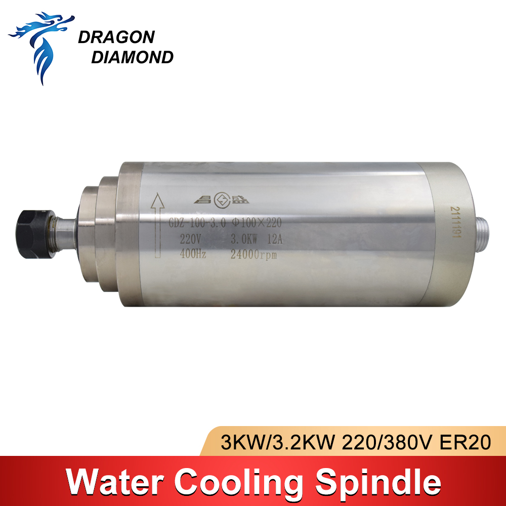 ชุดมอเตอร์แกนหมุนระบายความร้อน - Water Cooled Spindle บทวิจารณ์และราคา