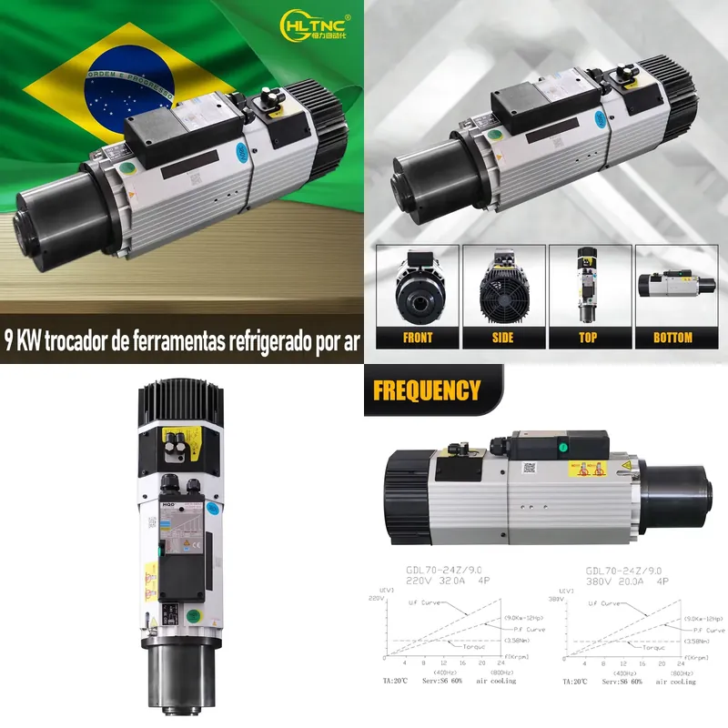 มอเตอร์แกนหมุน AP01 9KW ISO30  - Cnc Router บทวิจารณ์และราคา