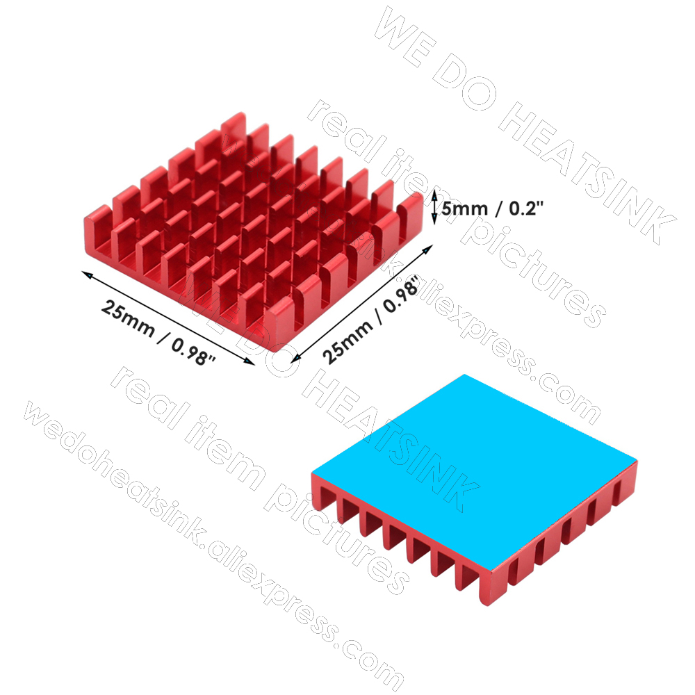 เราฮีทซิงค์25X25X5มม.ไม่มีหรือ - Aluminium Extrusion บทวิจารณ์และราคา