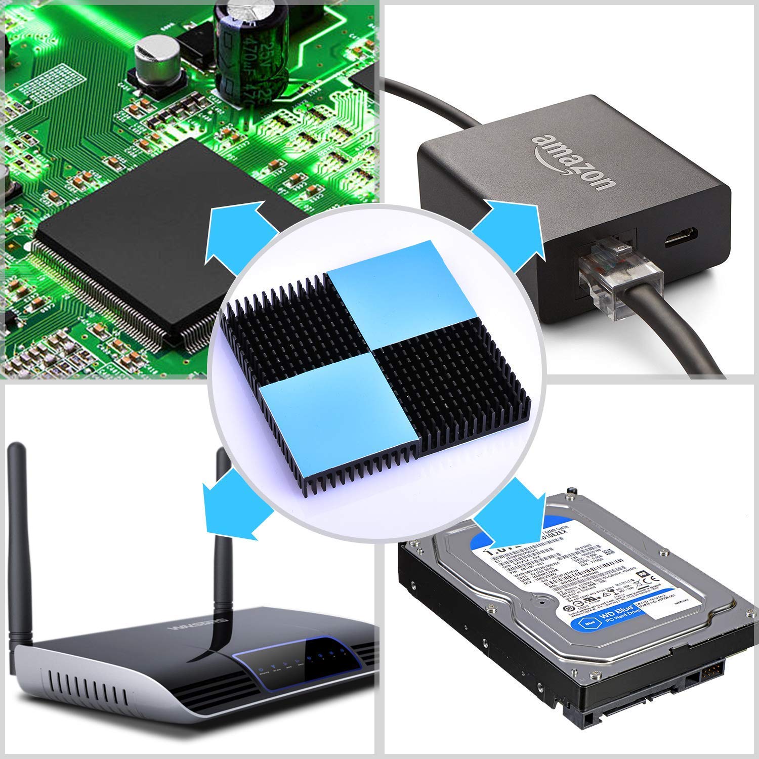 ฮีทซิงค์อะลูมิเนียมระบายความร้ - Stepper Motor Nema17 บทวิจารณ์และราคา